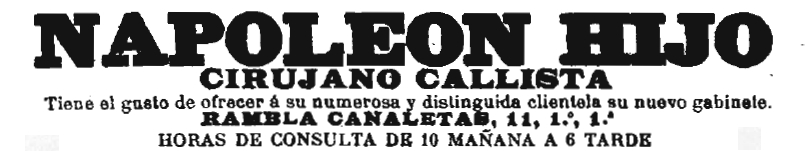 napoleon_cirujano_callista_la_publicidad_12_octubre_1902