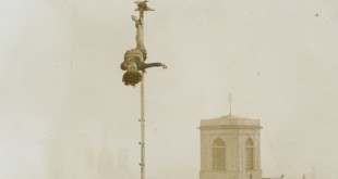 Rosita Monti a la Plaça Catalunya